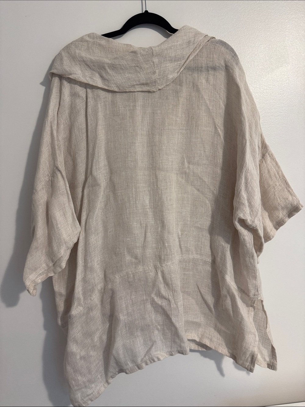 IC by Connie K 100% Linen Cowl Neck Tunic - Picture 3 of 4